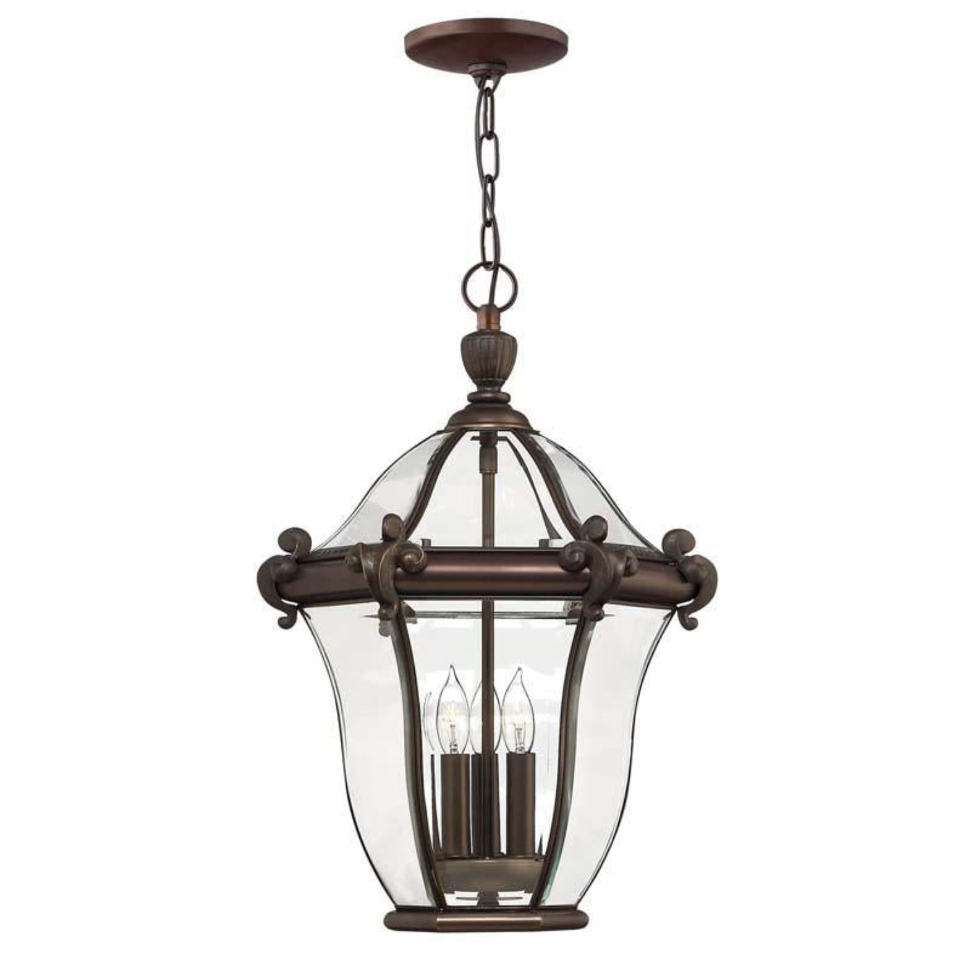 Hinkley Copper Bronze Outdoor San Clemente Hanging Light - 2442CB