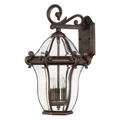 Hinkley Copper Bronze Outdoor San Clemente Wall Light - 2444CB