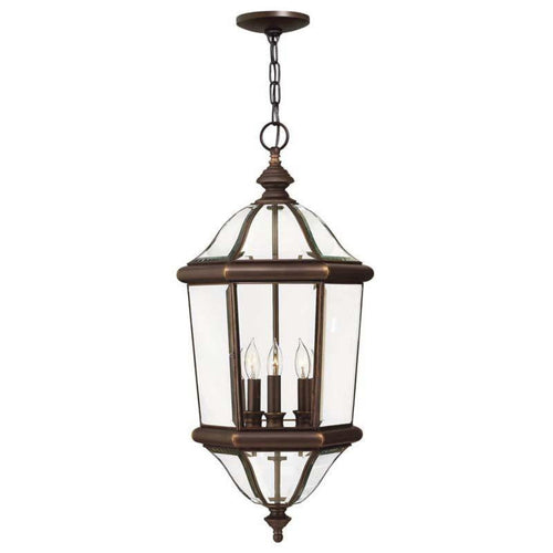 Hinkley Outdoor Augusta Copper Bronze Hanging Light - 2452CB