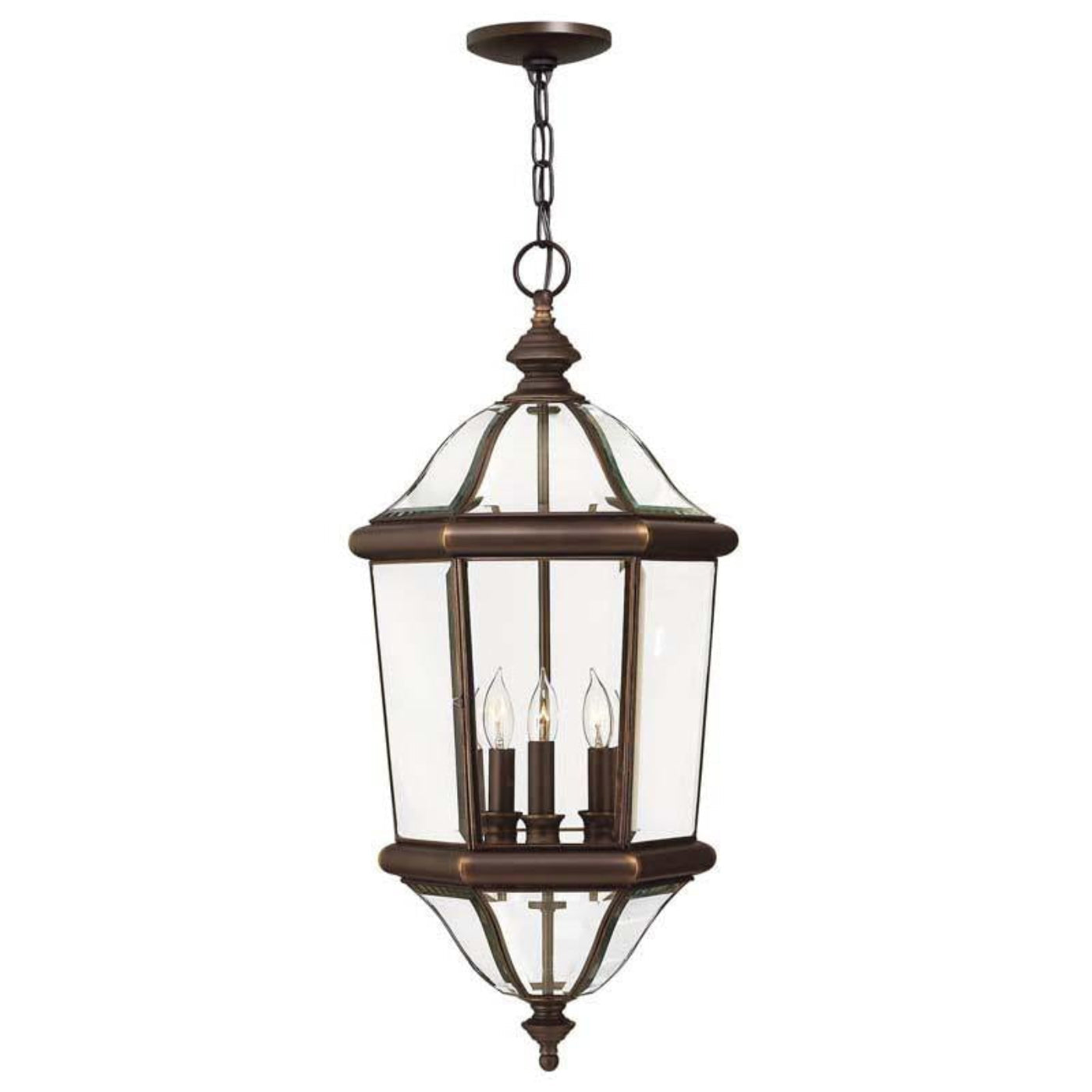 Hinkley Outdoor Augusta Copper Bronze Hanging Light - 2452CB