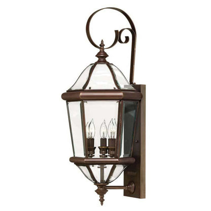 Hinkley Outdoor Augusta Copper Bronze Wall Light - 2454CB