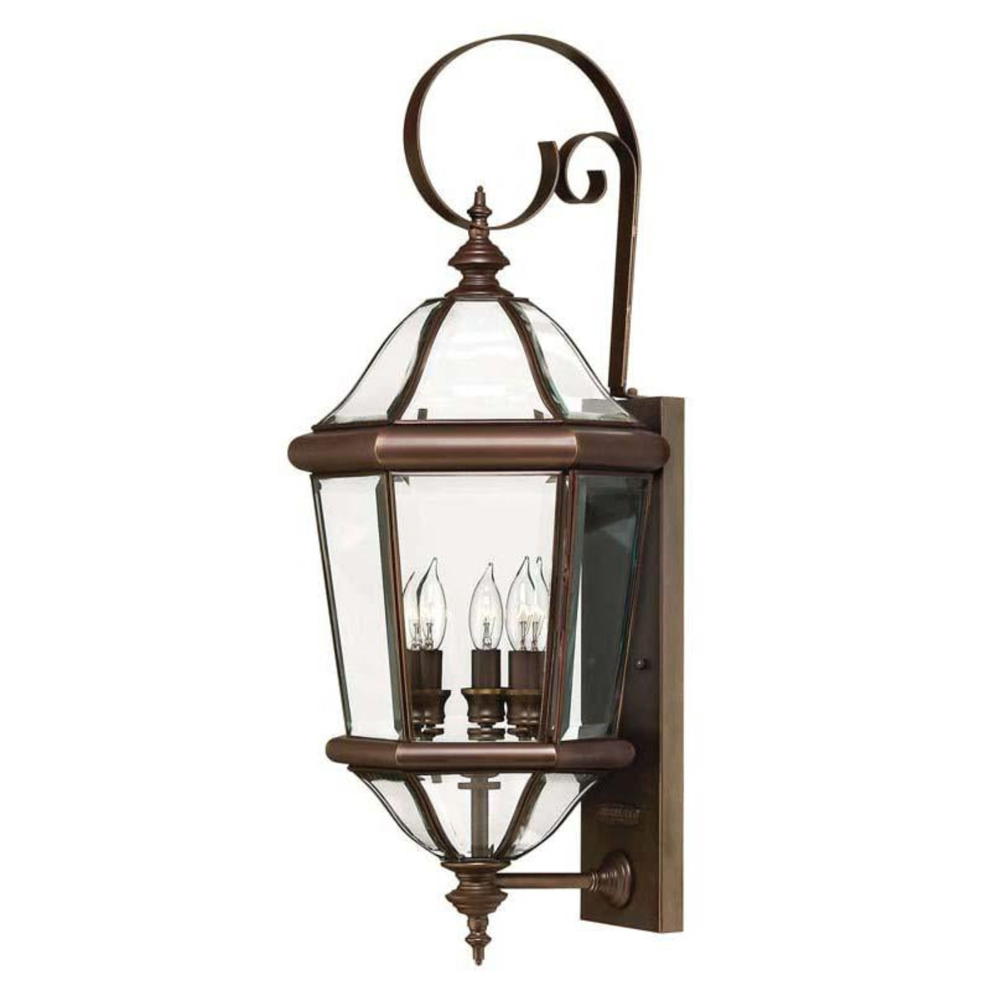 Hinkley Outdoor Augusta Copper Bronze Wall Light - 2454CB