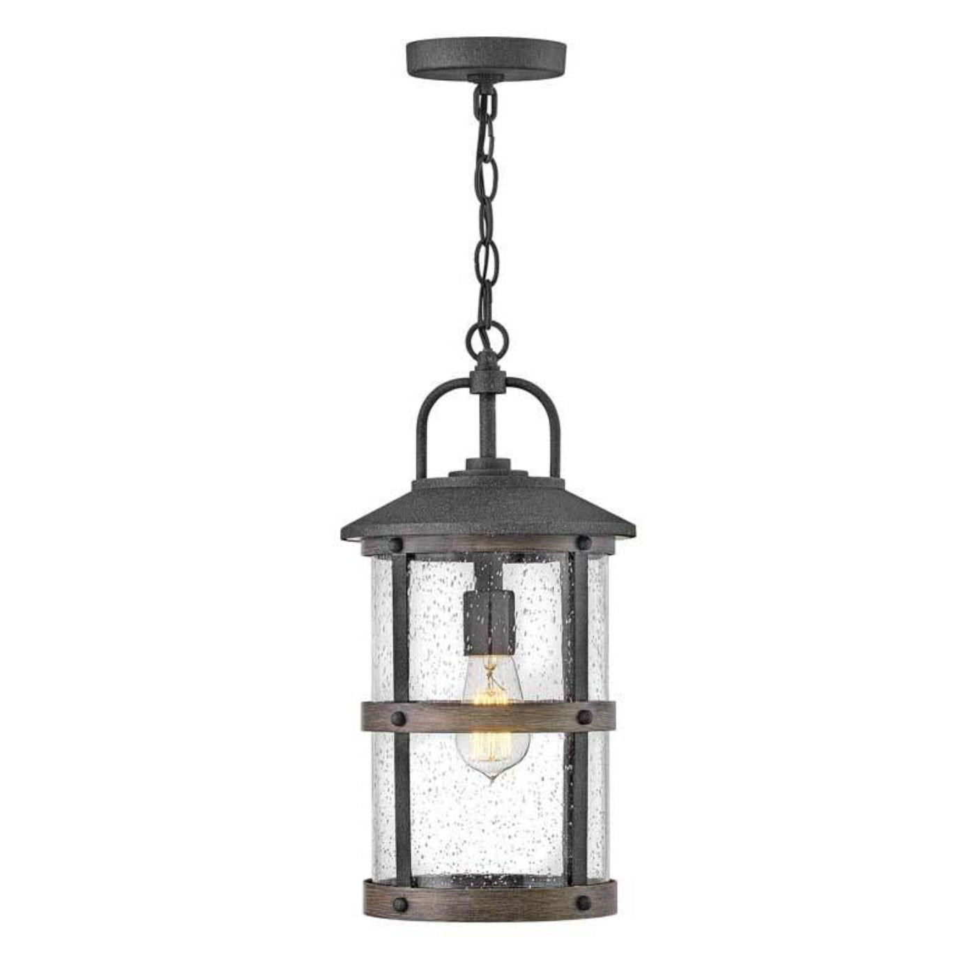 Hinkley Outdoor Lakehouse Aged Zinc Hanging Light - 2682DZ
