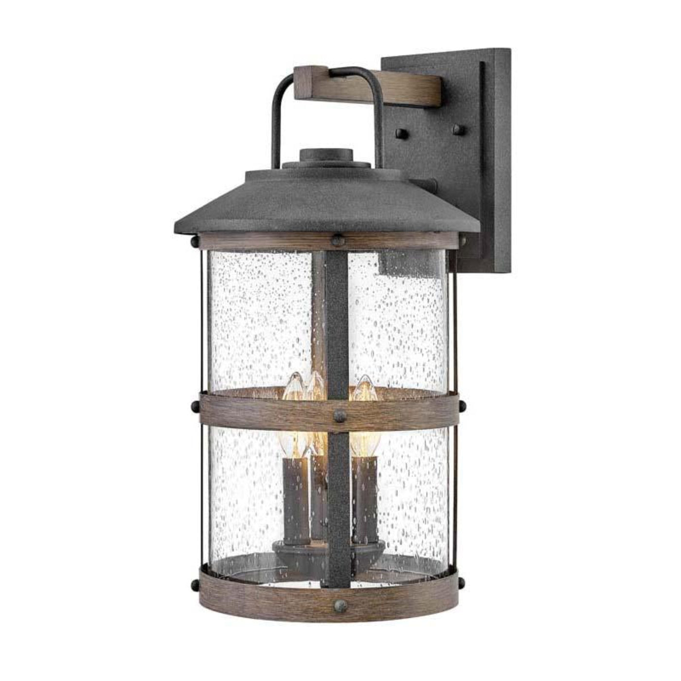 Hinkley Outdoor Lakehouse Aged Zinc Wall Light - 2685DZ