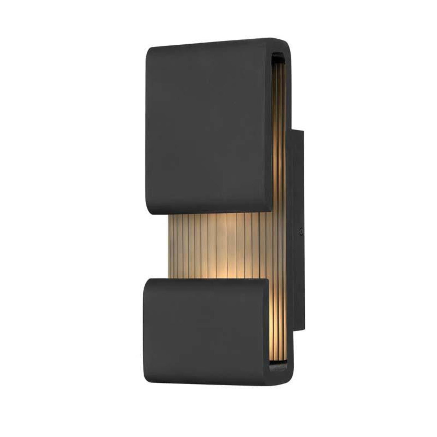Hinkley Black Outdoor Contour Wall Light - 2815BK