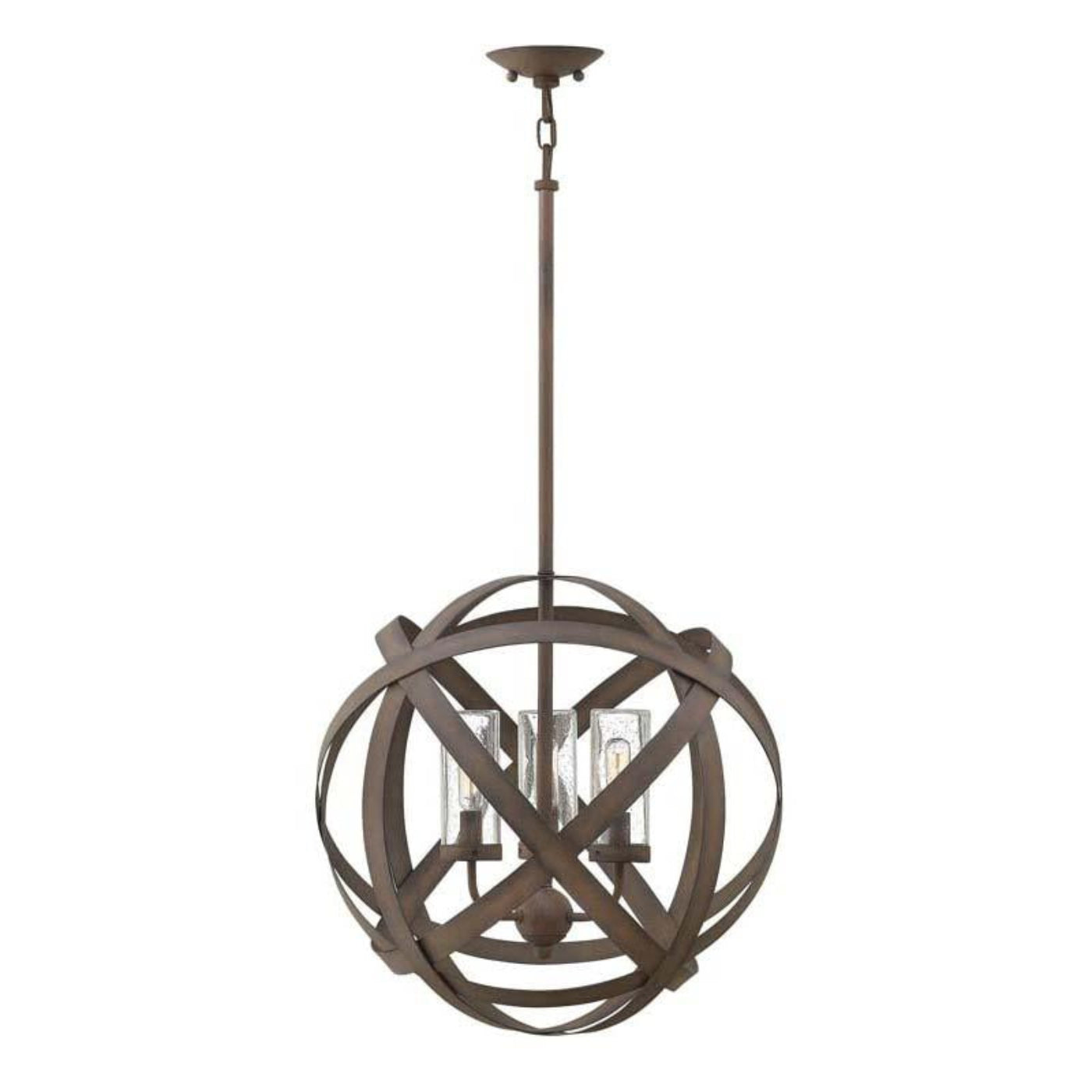 Hinkley Outdoor Carson Vintage Iron Hanging Light - 29703VI