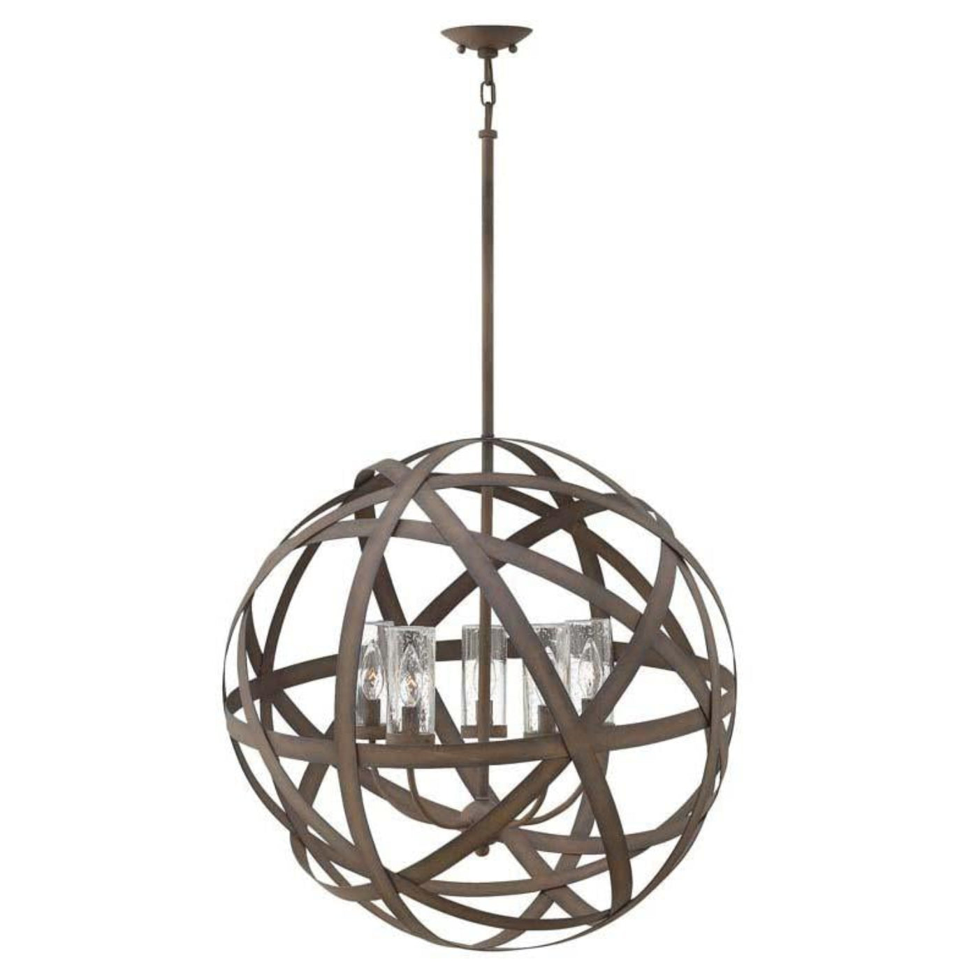 Hinkley Outdoor Carson Vintage Iron Hanging Light - 29705VI