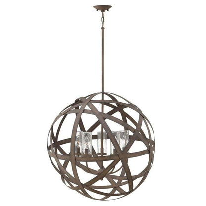 Hinkley Outdoor Carson Vintage Iron Hanging Light - 29705VI