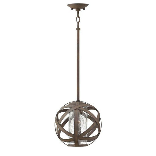 Hinkley Outdoor Carson Vintage Iron Hanging Light - 29707VI