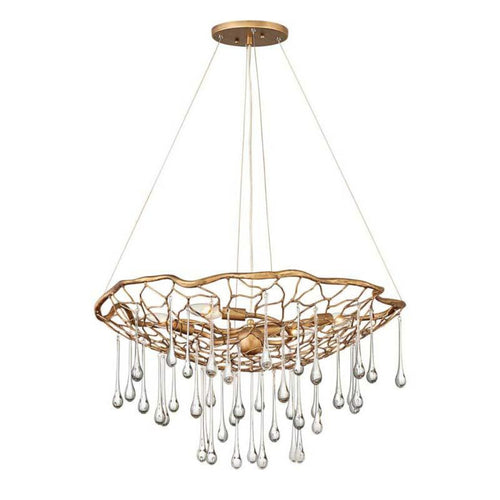 Hinkley Chandelier Laguna Burnished Gold - 45304BNG