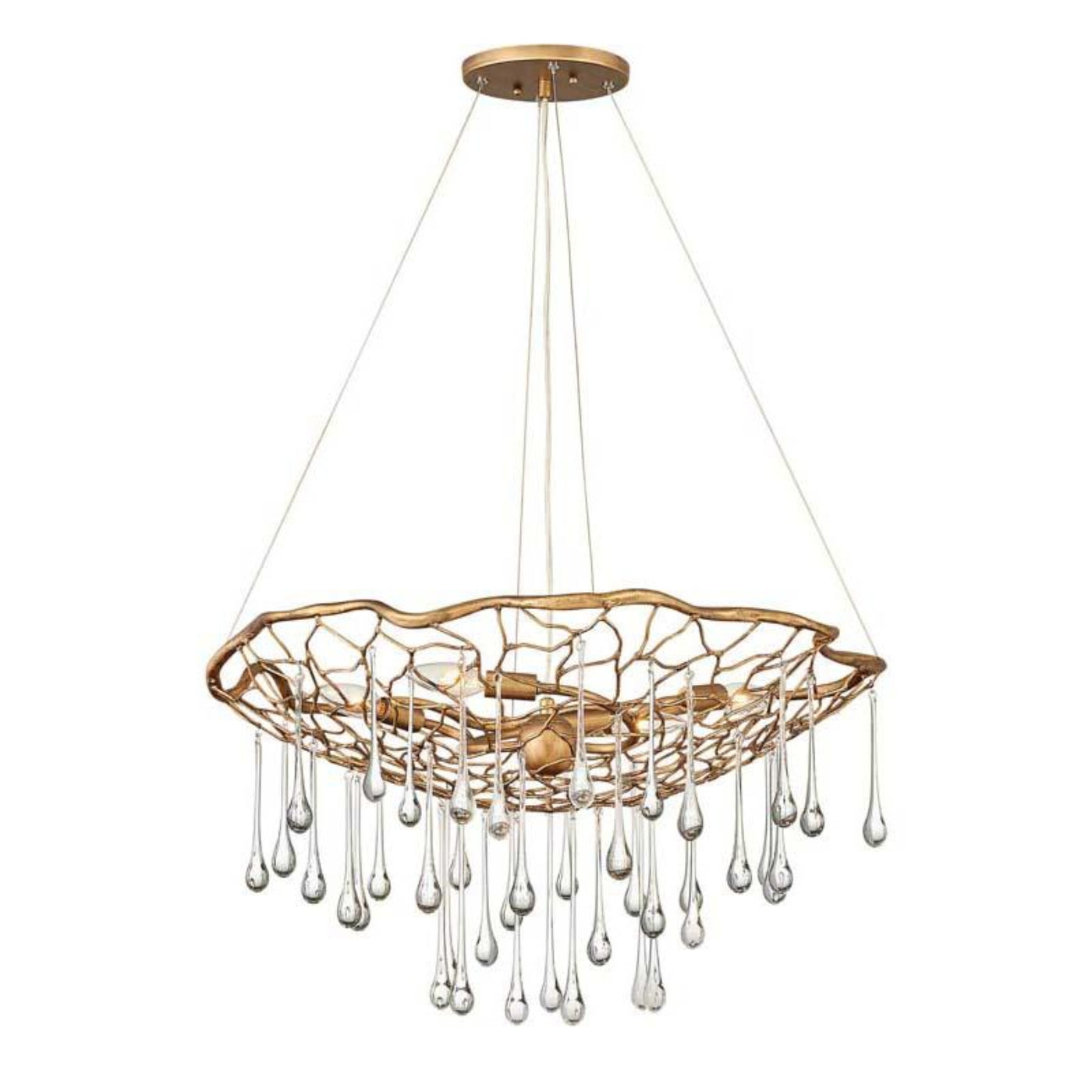 Hinkley Chandelier Laguna Burnished Gold - 45304BNG