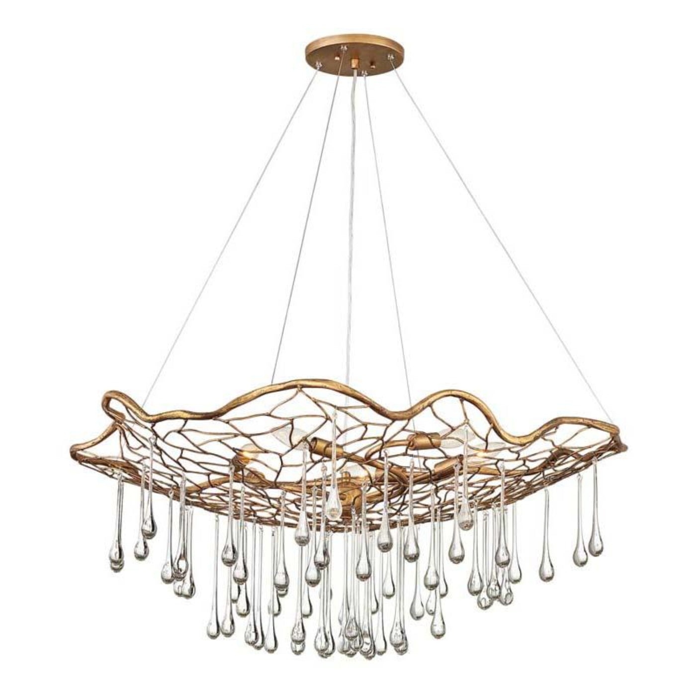 Hinkley Chandelier Laguna Burnished Gold - 45306BNG