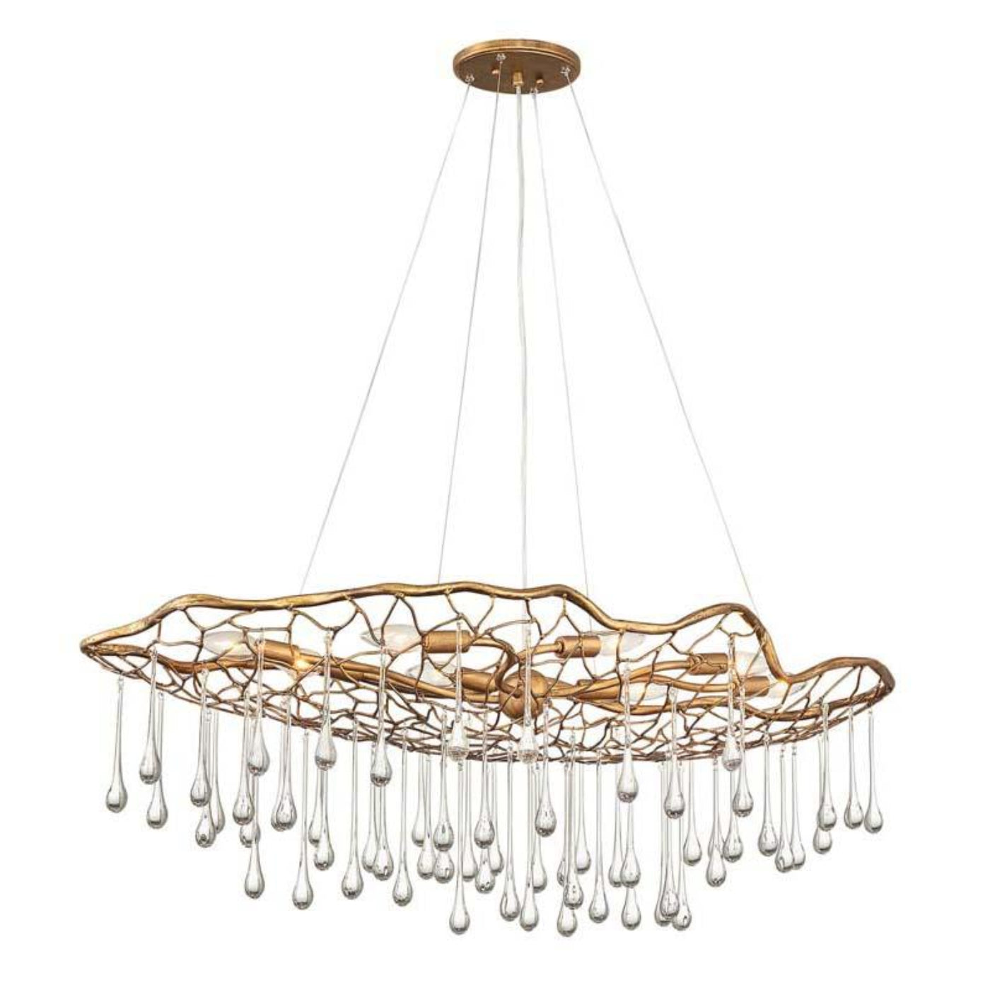 Hinkley Chandelier Laguna Burnished Gold - 45308BNG