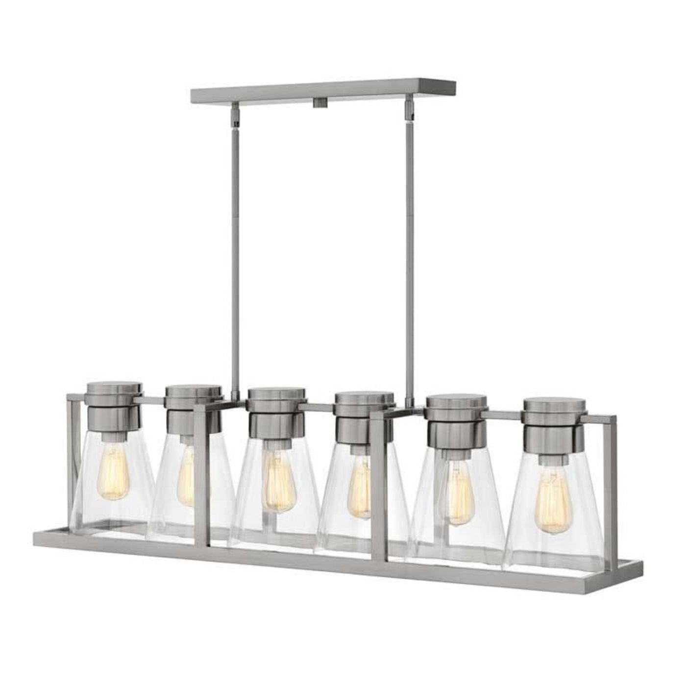 Hinkley Chandelier Refinery with Clear glass - 63306 CL