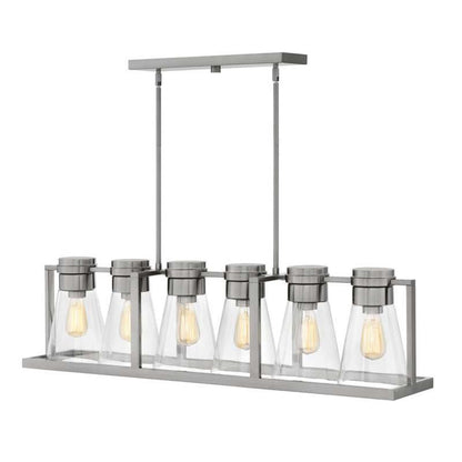 Hinkley Chandelier Refinery with Clear glass - 63306 CL