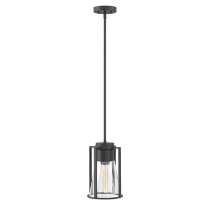 Hinkley  Refinery with Clear glass Pendant Light - 63307BK-CL