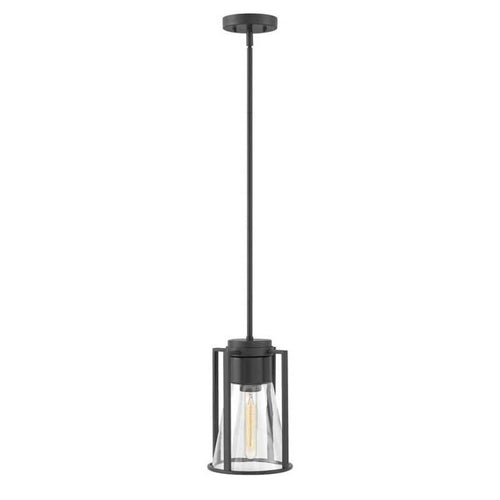 Hinkley  Refinery with Clear glass Pendant Light - 63307BK-CL