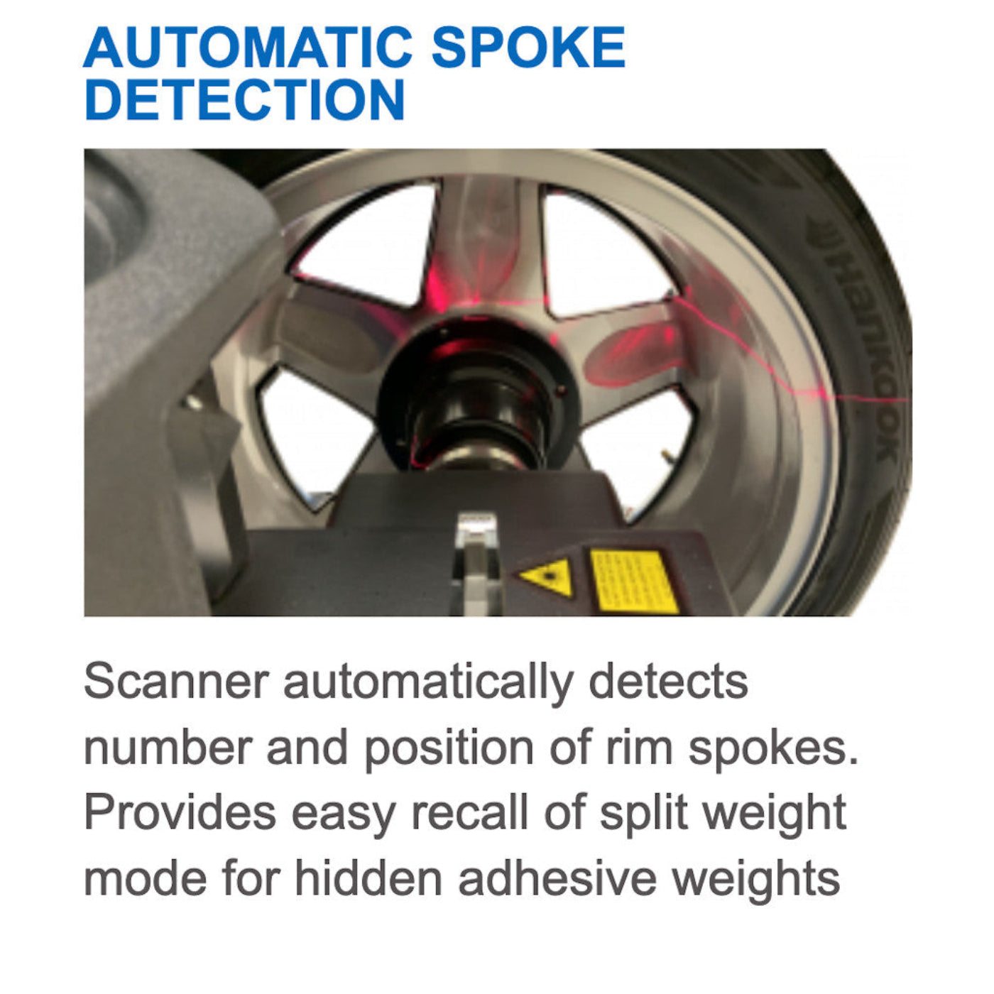 Hofmann | Geodyna 8200P Wheel Balancer with Non-Contact Data Entry & Diagnostic Functions  - EEWB766BEA