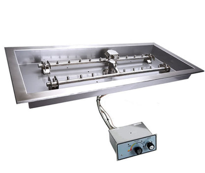 24″ Rectangle Manual Spark Ignition Kit - TOR-FPPK24X12-H-FLEX-NG