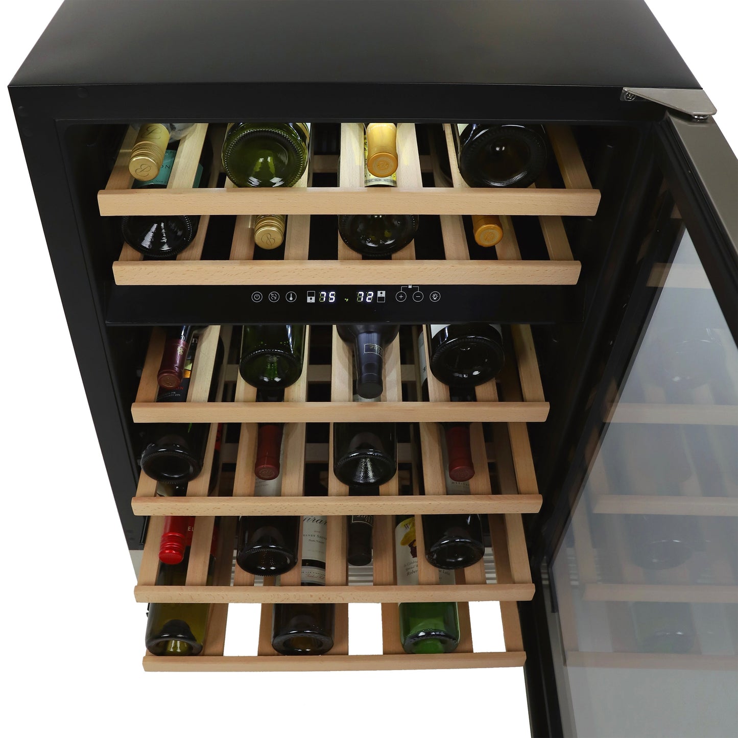 Avanti DESIGNER Series Dual-Zone Wine Cooler, 46 Bottle Capacity - WCD46DZ3S