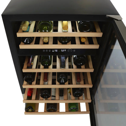 Avanti DESIGNER Series Dual-Zone Wine Cooler, 46 Bottle Capacity - WCD46DZ3S