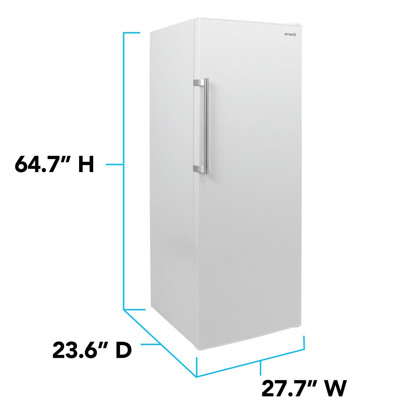 Avanti 10.8 cu ft Vertical Freezer - AV1081VFK0W