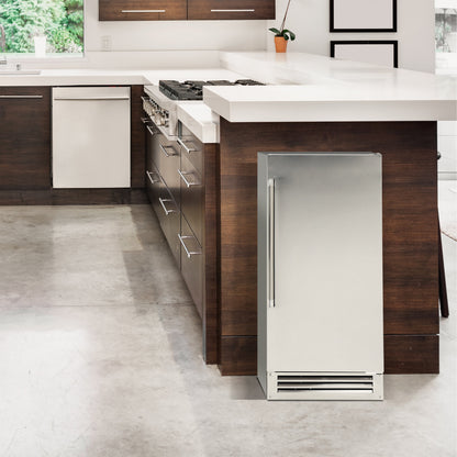 Avanti ELITE Built-in or Freestanding Ice Maker, 15" - IME49U3S-IS