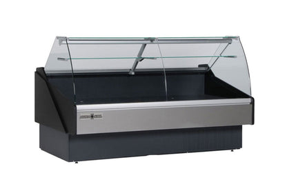 Hydra-Kool  | 101" Wide Remote Curved Glass Packaged Meat Deli Display Case - KPM-CG-100-R