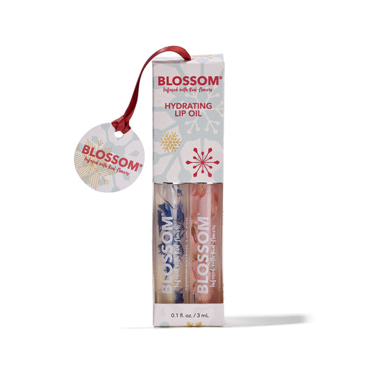 Blossom Hydrating Lip Oil Holiday Ornament - Coconut / Watermelon - BL-GS32