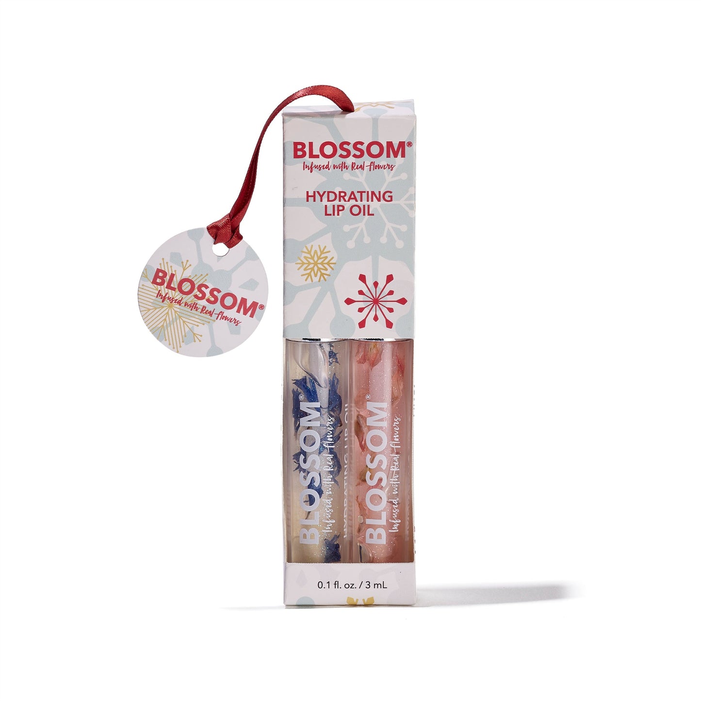 Blossom Hydrating Lip Oil Holiday Ornament - Coconut / Watermelon - BL-GS32