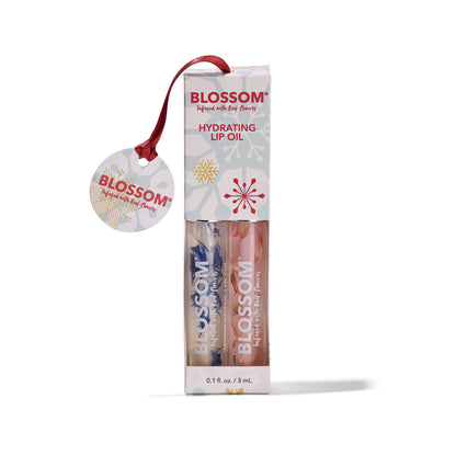 Blossom Hydrating Lip Oil Holiday Ornament - Coconut / Watermelon - BL-GS32