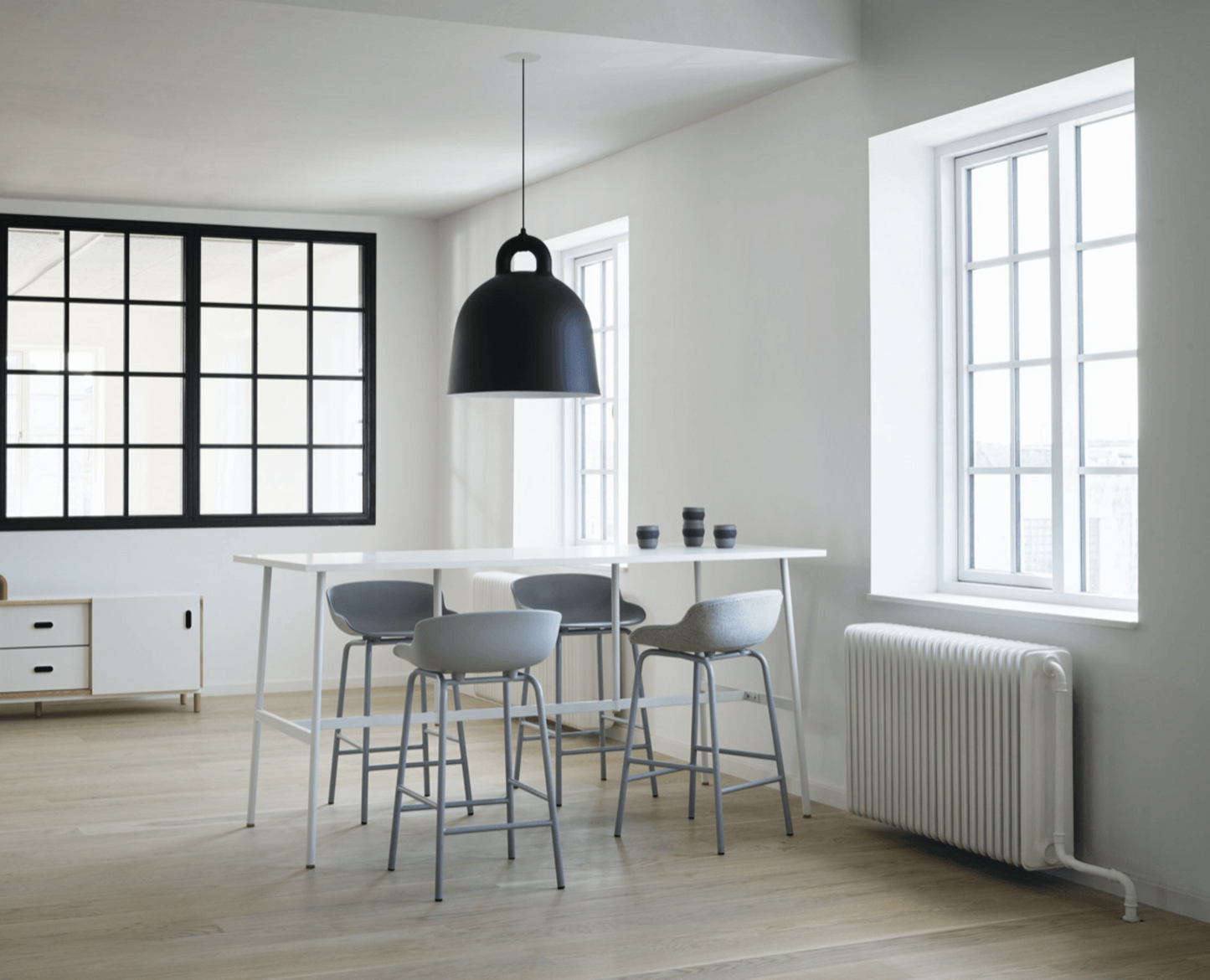 Normann Copenhagen Hyg Counter Stool - Full Upholstery - Set of 2 - 709427