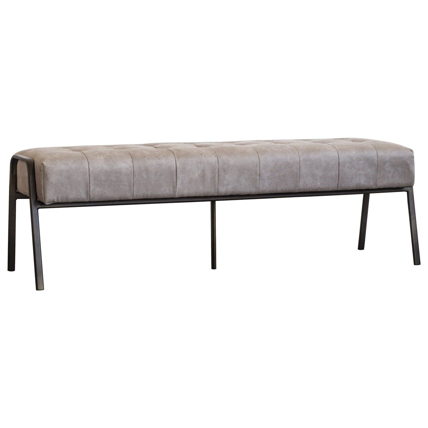New Pacific Direct Venturi PU Leather Tufted Bench 9900025-278
