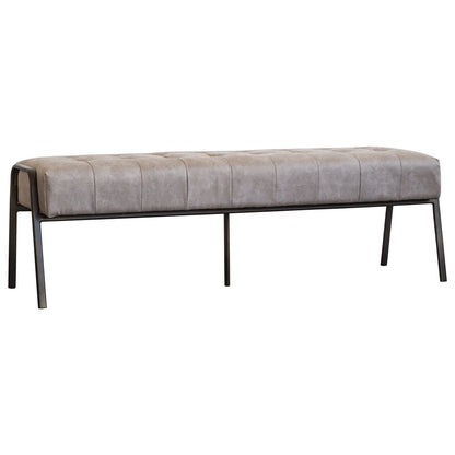 New Pacific Direct Venturi PU Leather Tufted Bench 9900025-278