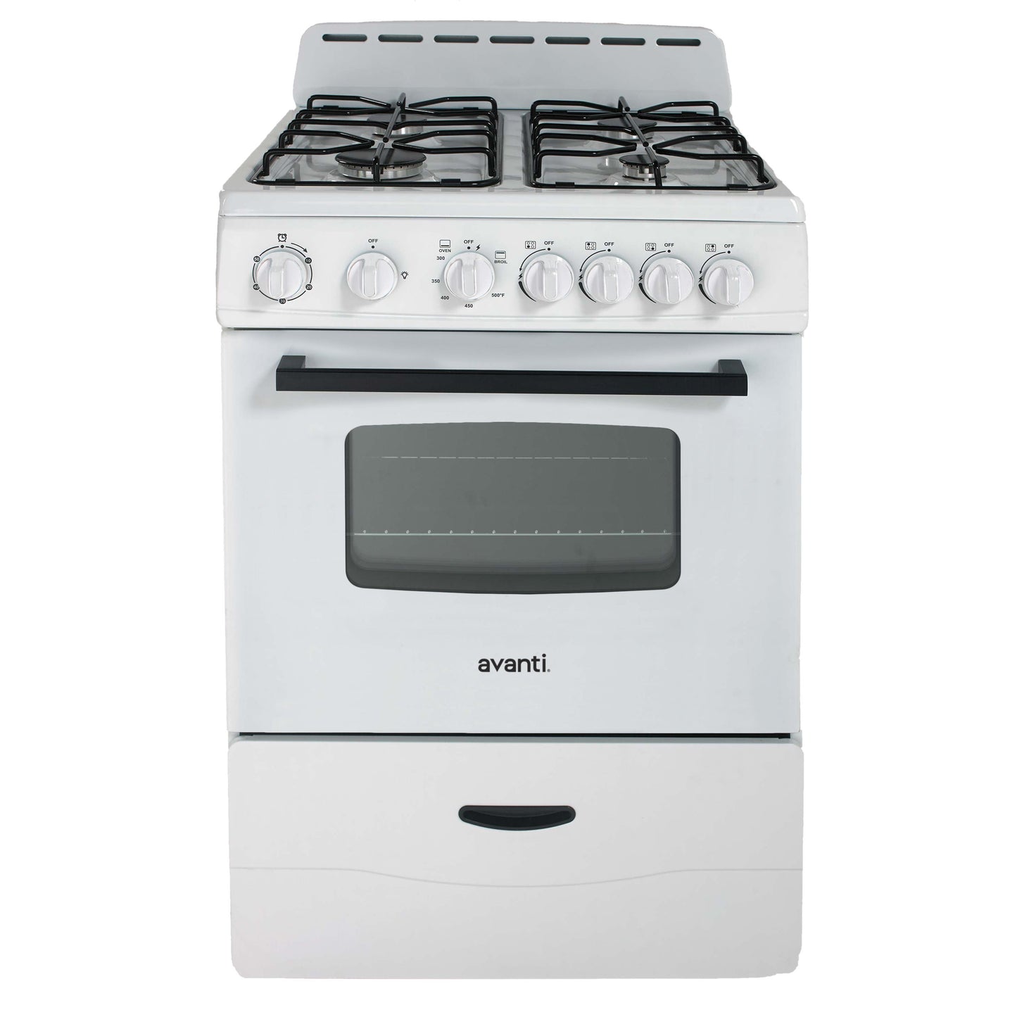 Avanti 24" Compact Gas Range Oven - GR2414CW