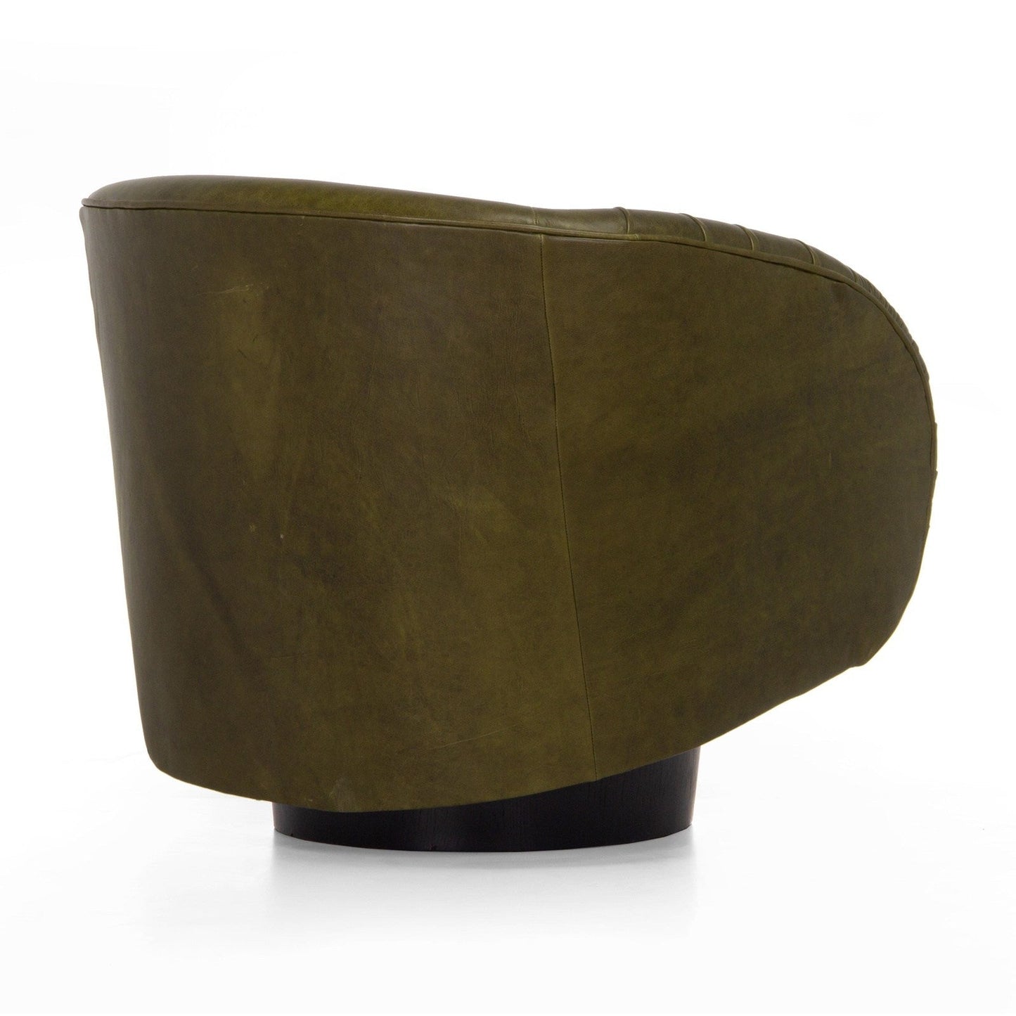 Union Home Rotunda Chair - Green Leather -  LVR00677