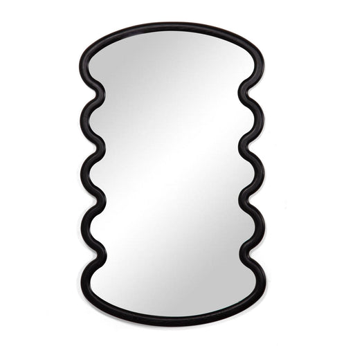 Union Home Swirl Large Mirror - Charcoal -  BDM00182