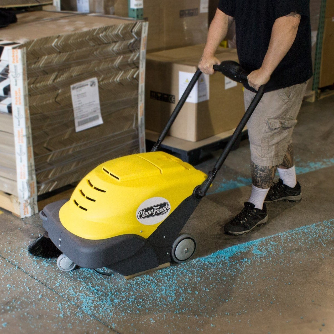 CleanFreak  'EasySweep' Carpet & Floor Vacuum Sweeper - IES-TK464-Y2