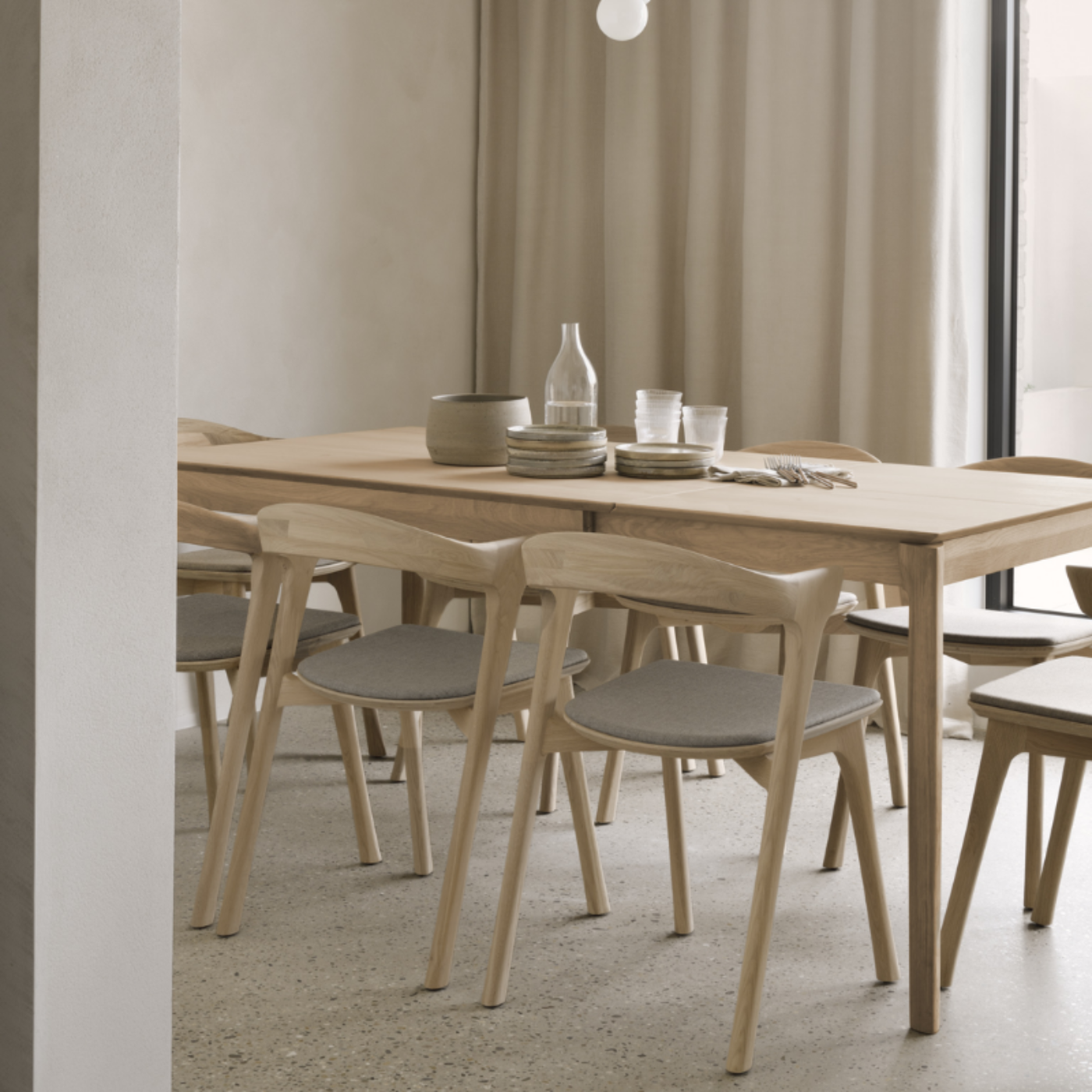 Ethnicraft Bok Extendable Dining Table - ETH-51487