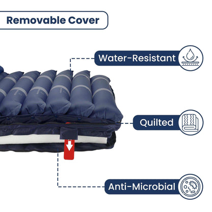Drive Medical Med-Aire Assure 5" Air + 3" Foam Alternating Pressure Low Air Loss - DM-14530