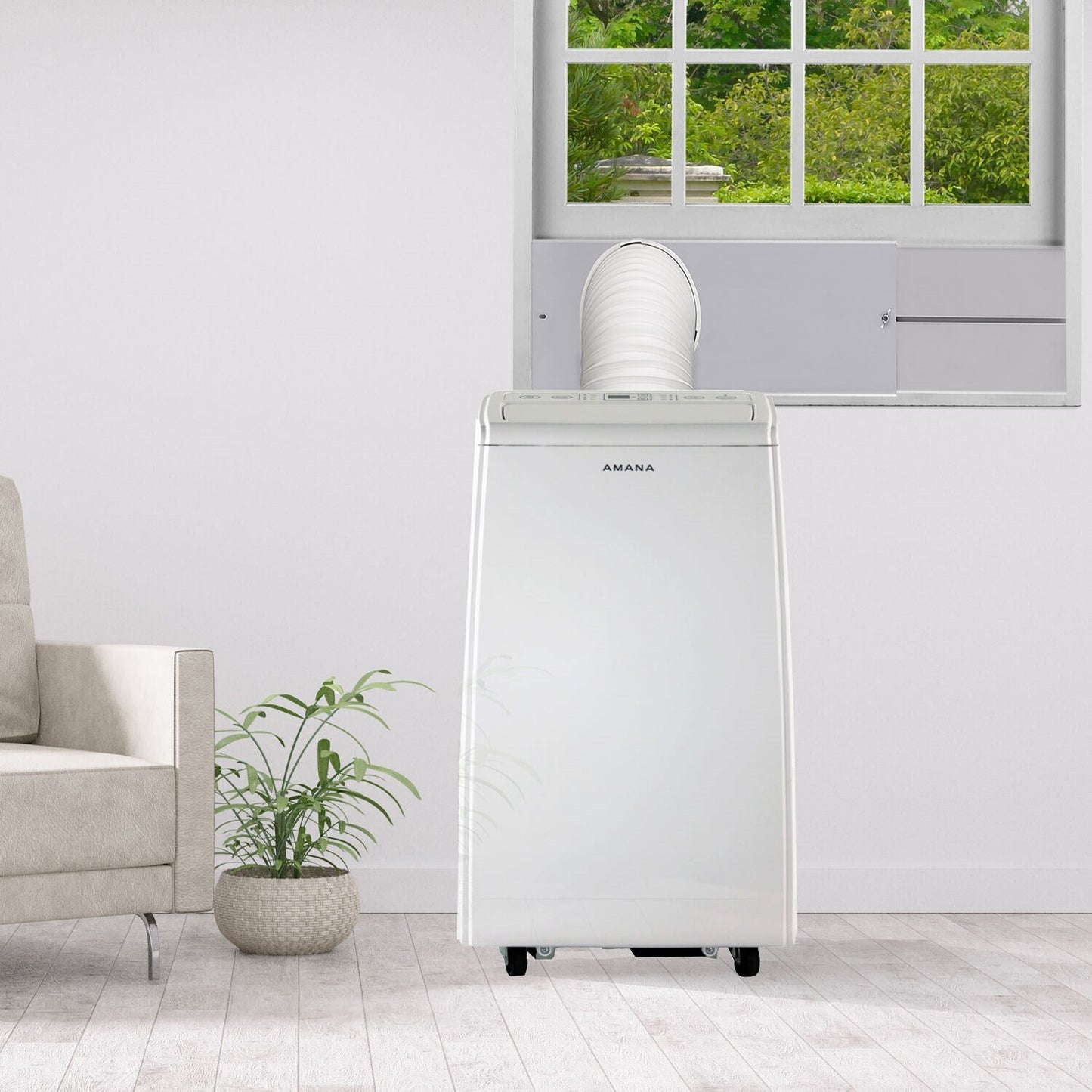 Amana - 7,000 BTU Portable Air Conditioner with Dehumidifer  -  AMAP064AW