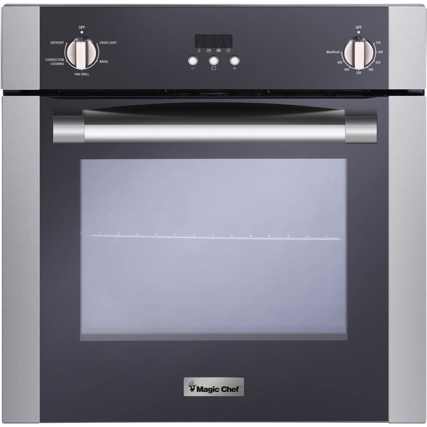 Magic Chef - 24 inch Built In Wall Oven, Fan Convection | MCSWOE24S