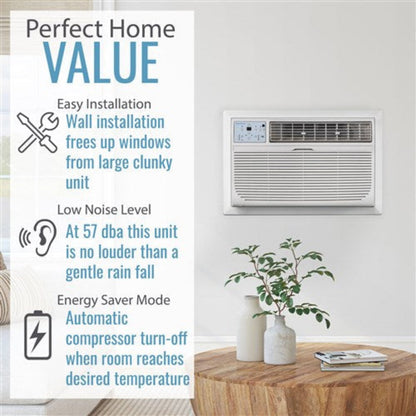Keystone - 8, 000 BTU Through the Wall Heat/Cool, R32  -  KSTAT08-1HD