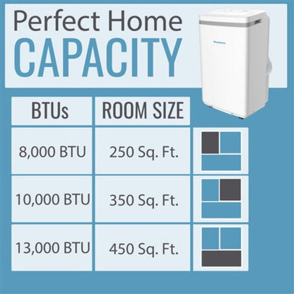 Keystone - 10000 BTU Portable Air Conditioner  -  KSTAP10MFC