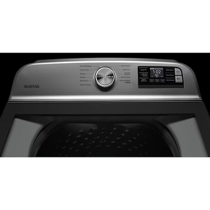 Maytag Smart Capable 4.7-cu ft High Efficiency Agitator Smart Top-Load Washer (White)