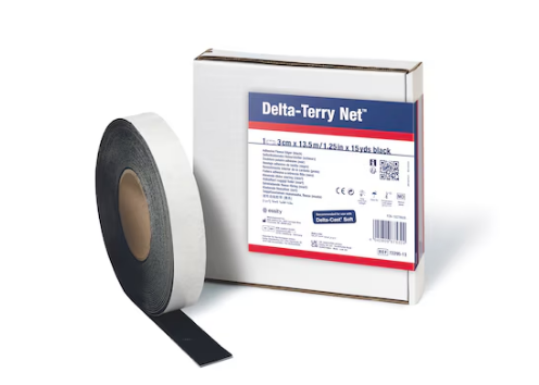 Delta-Terry Net™ Adhesive Fleece Edger Black 1.25 IN - 7229513