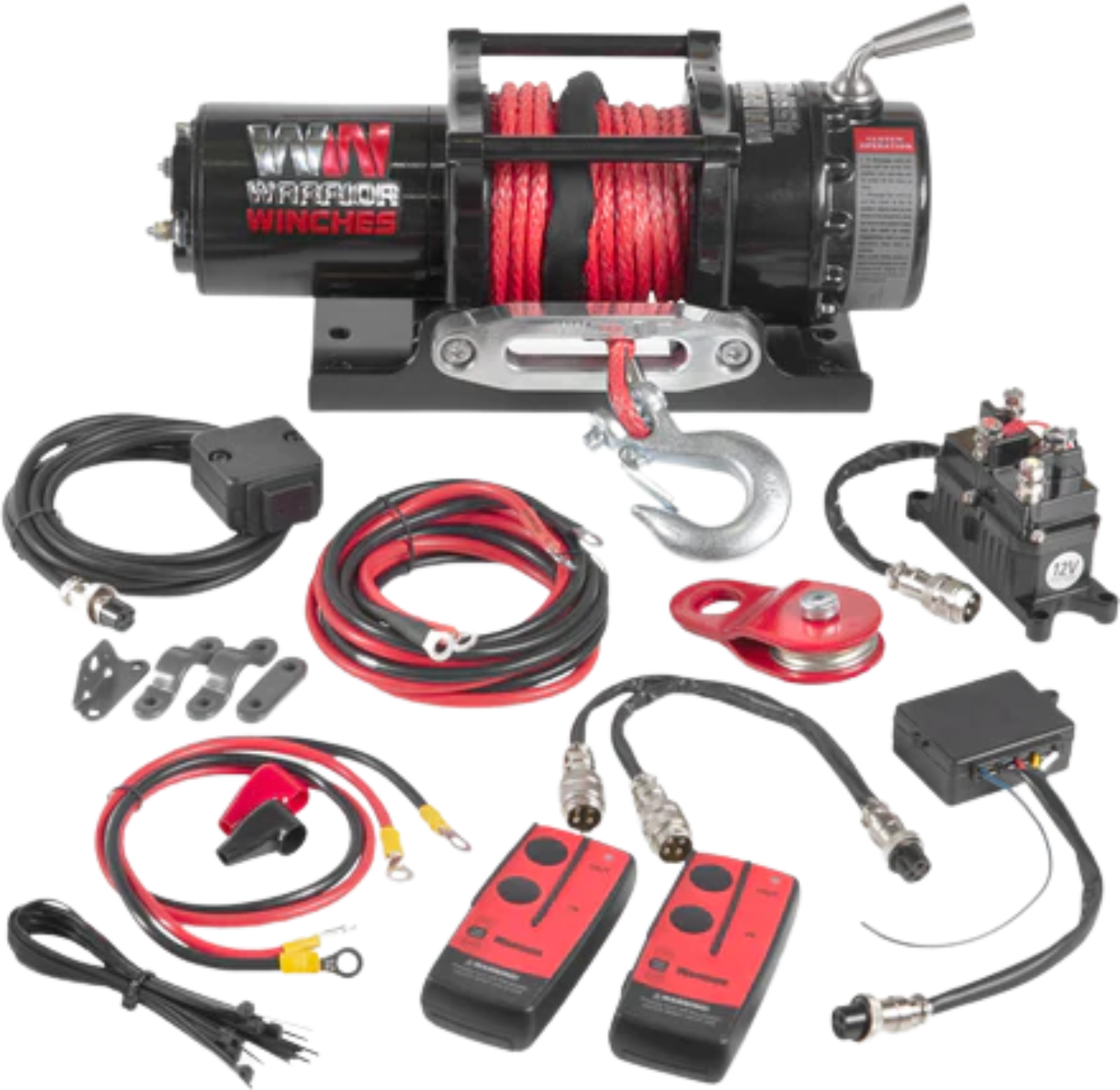 DK2 C4500N-SR 4,500 lbs. Capacity Synthetic Cable Warrior Ninja Series Winch New - C4500N-SR
