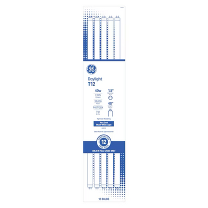 GE 40-Watt EQ T12 Daylight Medium Bi-pin (t12) Fluorescent Light Bulb  - 71223278