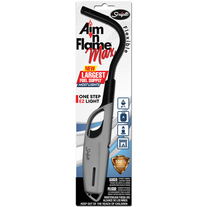 GE Scripto Aim-n-Flame Max Flexible Utility Lighter  - Item # 12231294 | Model # GM19FCH