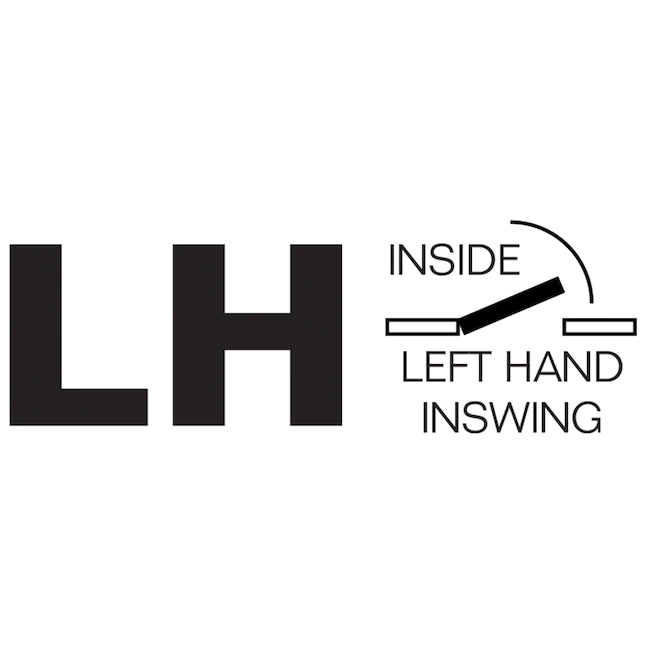 ReliaBilt 30-in x 80-in 6-panel Hollow Core Primed Molded Composite Left Hand Inswing Single Prehung Interior Door